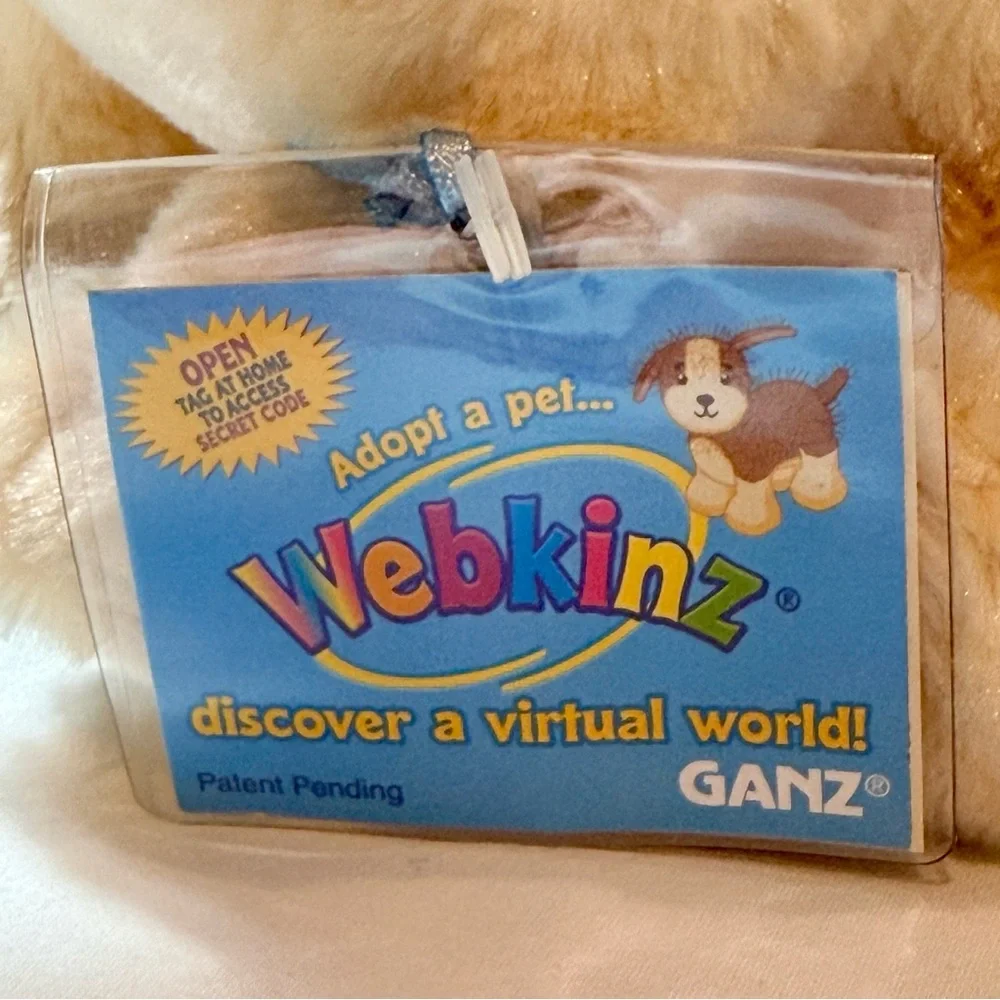 New Webkinz Yellow Lab Dog Plush Sealed Unused Code Labrador Stuffed Animal